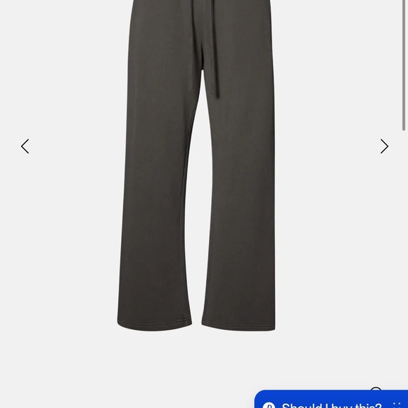 Elwood Women's Wide Leg Sweatpants - Vintage Gray - Size L (fit like a S/M) - Picture 2 of 2